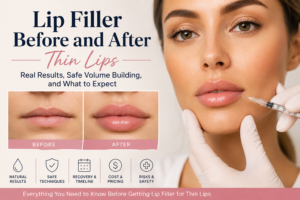 Lip Filler Before and After Thin Lips: Results, Cost & Safety