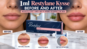 1ml Restylane Kysse Before and After: Results, Cost & Swelling 2026