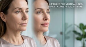 Lip Filler for Vertical Lines Before and After: Results, Risks & What to Expect in 2026