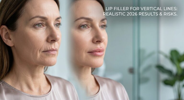 Lip Filler for Vertical Lines Before and After: Results, Risks & What to Expect in 2026